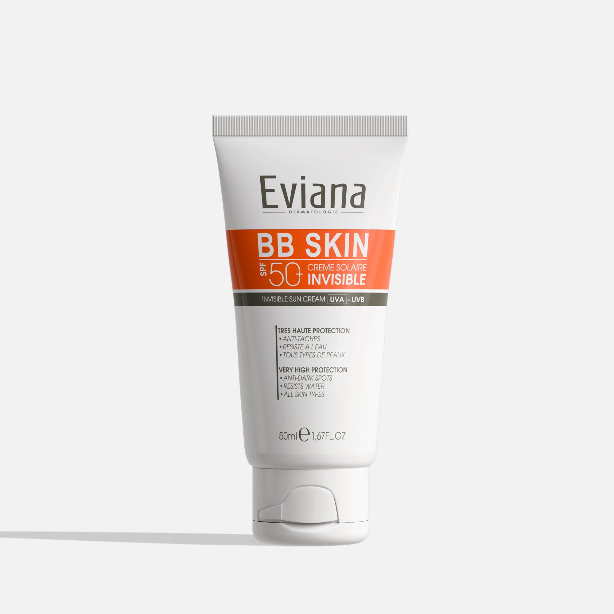 Crème Solaire Invisible Anti-Taches SPF50+