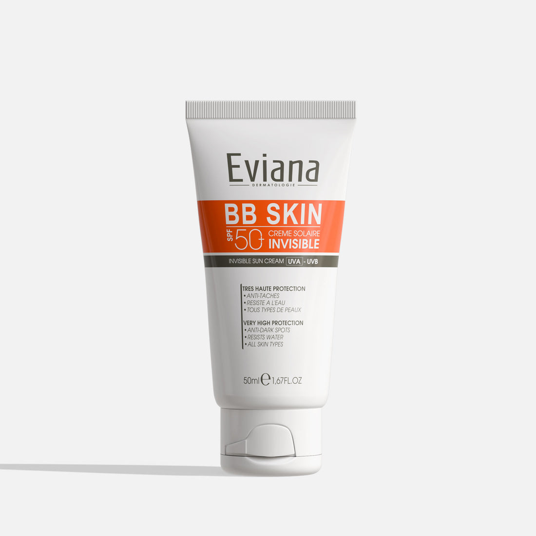 Crème Solaire Invisible Anti-Taches SPF50+