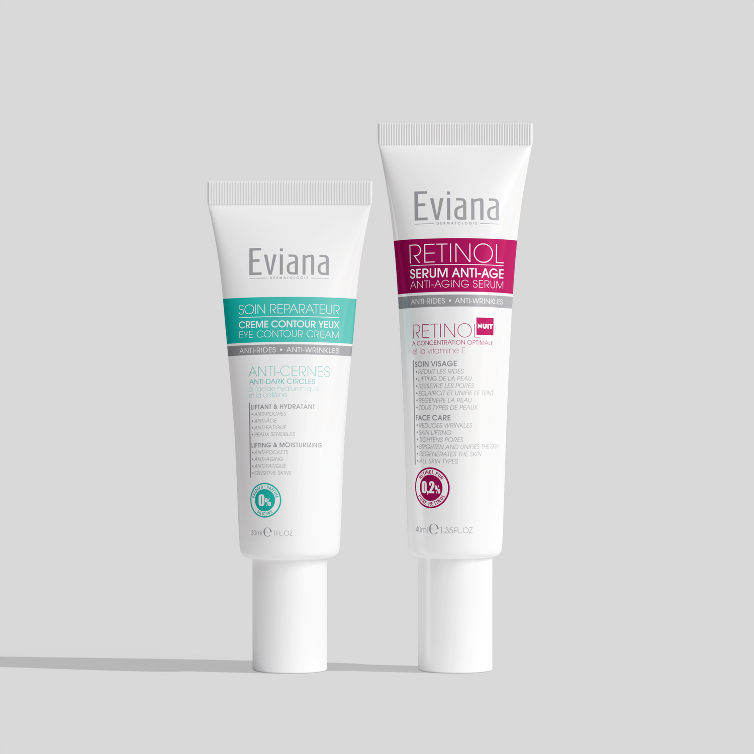 Pack Anti-Âge RETINOL + Contour des Yeux – Jeunesse &amp; Éclat